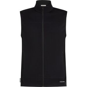 Icebreaker Men Merino Blend 300 Realfleece™ Descender Vest Black XL Icebreaker Men Merino Blend 300 Realfleece™ Descender Vest Black XL