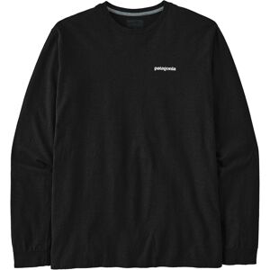 Patagonia Men's Longsleeve P-6 Logo Responsibili-Tee Black Black M Patagonia Men's Longsleeve P-6 Logo Responsibili-Tee Black Black M