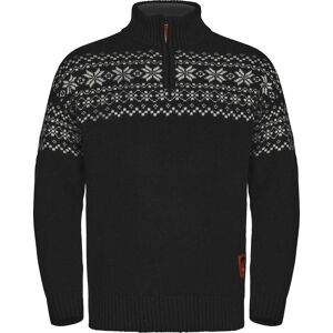 Gridarmor Snøkrystall Hz Ullgenser Men Black/White XXL Gridarmor Snøkrystall Hz Ullgenser Men Black/White XXL