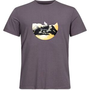 Urberg Men's Printed Tree Tee Plum Kitten/mountain XL Urberg Men's Printed Tree Tee Plum Kitten/mountain XL