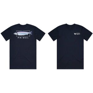 Primal Rod Co Artist Tee Salmon Navy XL Primal Rod Co Artist Tee Salmon Navy XL