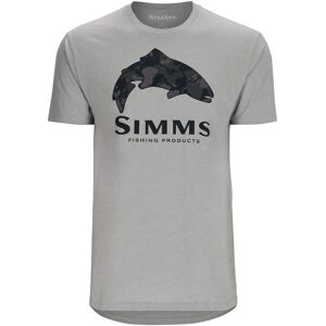 Simms Trout Regiment Camo Fill T-Shirt Black Cinder Heather XXL Simms Trout Regiment Camo Fill T-Shirt Black Cinder Heather XXL