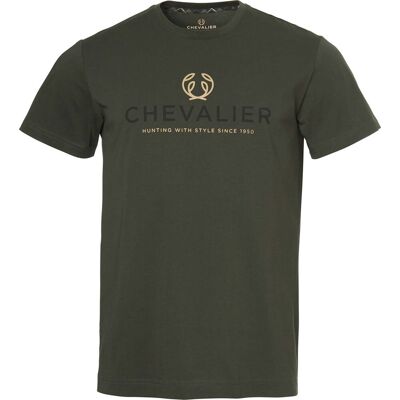 Men's Chevalier Logo T-Shirt Dark Green L Men's Chevalier Logo T-Shirt Dark Green L