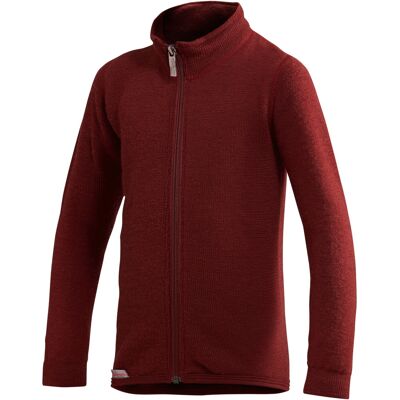 Woolpower Kids' Full Zip Jacket 400 Rust Red 122/128 cm Woolpower Kids' Full Zip Jacket 400 Rust Red 122/128 cm