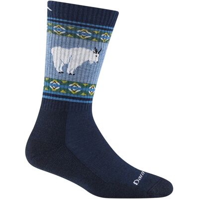 Darn Tough Women's Vanna Grizzle Boot Hiking Socks Goat Blue Large Darn Tough Women's Vanna Grizzle Boot Hiking Socks Goat Blue Large