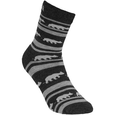 Gridarmor Mørk Grå Melange Merino Sokker - Unisex Gridarmor Mørk Grå Melange Merino Sokker - Unisex