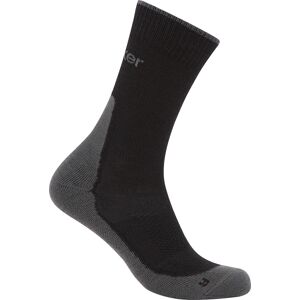 Icebreaker Men Merino Hike+ Light Crew Black/obsidian M Icebreaker Men Merino Hike+ Light Crew Black/obsidian M