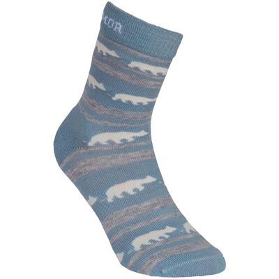 Gridarmor Striped Bear Merino Socks Blue Shadow 39-42 Gridarmor Striped Bear Merino Socks Blue Shadow 39-42