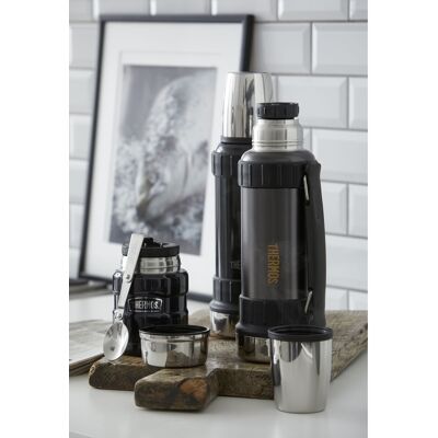 Thermos Work Berverage Flask Black 1,2L Svart 1.2 L Thermos Work Berverage Flask Black 1,2L Svart 1.2 L