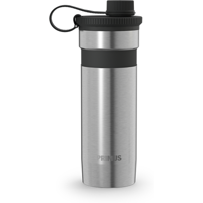 Primus Mika Wide Insulated Bottle 0.5 L Drink Cap Stainless Steel No Size Primus Mika Wide Insulated Bottle 0.5 L Drink Cap Stainless Steel No Size