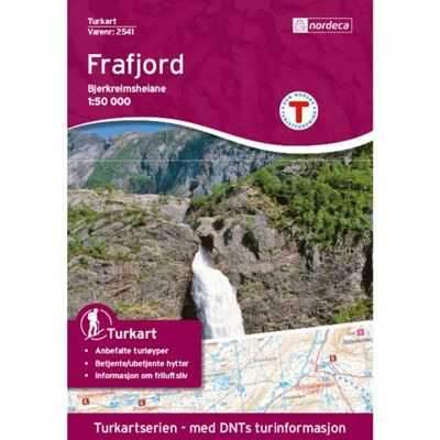 Nordeca Frafjord-Bjerkreimsheiane Turkart 1:25 000 Frafjord - Bjerkreimsheiane Nordeca Frafjord-Bjerkreimsheiane Turkart 1:25 000 Frafjord - Bjerkreimsheiane