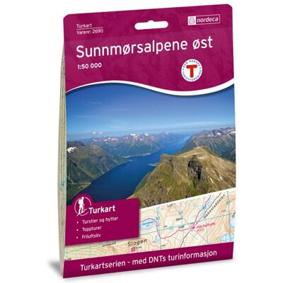 Nordeca Turkart 1:25 000 Turkart Sunnmørsalpene Øst Nordeca Turkart 1:25 000 Turkart Sunnmørsalpene Øst