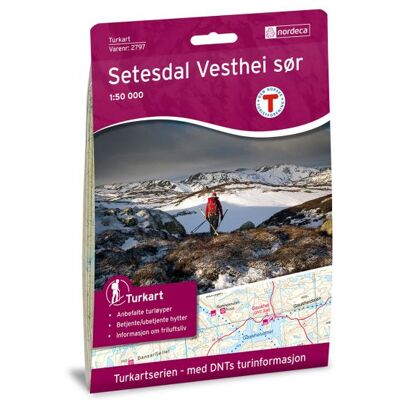Nordeca Turkart 1:25 000 Turkart Setesdalvesthei Sør Nordeca Turkart 1:25 000 Turkart Setesdalvesthei Sør