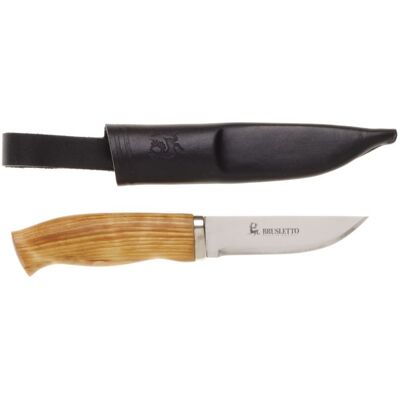 Brusletto Kniv - 9,5cm Blad - Bjørk Håndtak - Allround Brusletto Kniv - 9,5cm Blad - Bjørk Håndtak - Allround