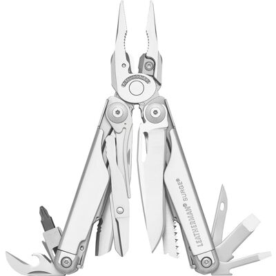 Leatherman Multiverktøy Surge/taske BL Stainless ONESIZE Leatherman Multiverktøy Surge/taske BL Stainless ONESIZE