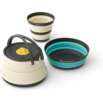 Sea To Summit Frontier Ul Collaps. Kettle Cook Set W/Sack 1p 3pc Assorted ONESIZE Sea To Summit Frontier Ul Collaps. Kettle Cook Set W/Sack 1p 3pc Assorted ONESIZE