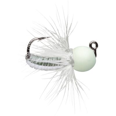 VMC Tungsten Fly Jig Green Orange Glow 1.8g VMC Tungsten Fly Jig Green Orange Glow 1.8g