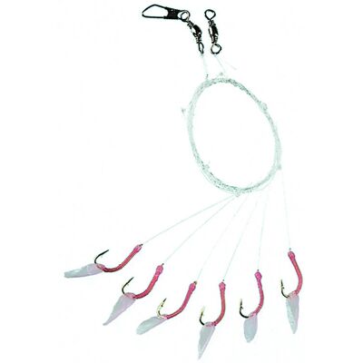 Fladen Pink Sabiki Hekle #8 M/6 Kroker Rosa One size Fladen Pink Sabiki Hekle #8 M/6 Kroker Rosa One size
