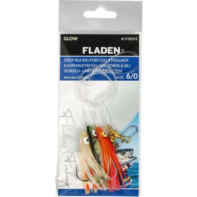 Fladen Mini Octopus #2/0 Green/Orange/Pink, 0,60mm One size Fladen Mini Octopus #2/0 Green/Orange/Pink, 0,60mm One size