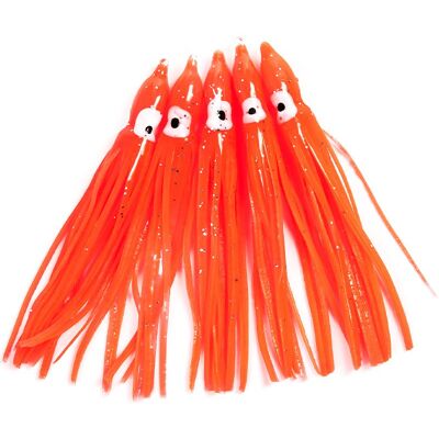 Fladen Octopus Red Red 9cm Fladen Octopus Red Red 9cm