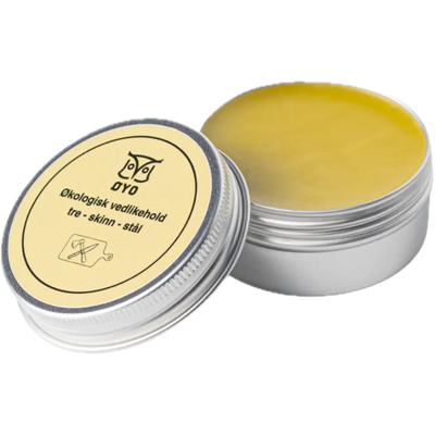 Øyo Økologisk Vedlikeholdsvoks Tre-Skinn-Stål Gul 50ml Øyo Økologisk Vedlikeholdsvoks Tre-Skinn-Stål Gul 50ml
