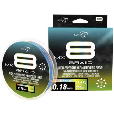 Lawson Mx8 Braid 0.28mm 300m Lawson Mx8 Braid 0.28mm 300m