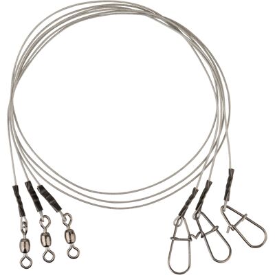 Savage Gear Carbon49 Trace Swivel/Needle Snap 3pcs 30cm Savage Gear Carbon49 Trace Swivel/Needle Snap 3pcs 30cm