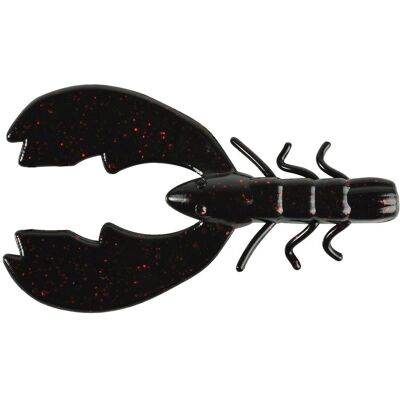 Berkley Powerbait Chigger Craw 10pk Black Red Fleck 8cm Berkley Powerbait Chigger Craw 10pk Black Red Fleck 8cm