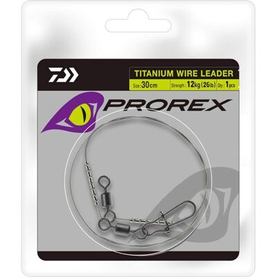 Daiwa Prorex Titanium Wire Leader 30cm 40lbs Daiwa Prorex Titanium Wire Leader 30cm 40lbs