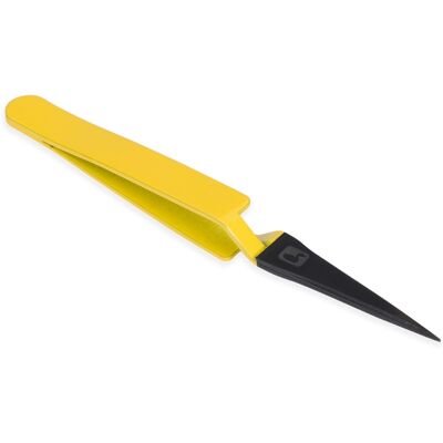 Loon Mini Straight D-Loop Tweezer Yellow Regular Loon Mini Straight D-Loop Tweezer Yellow Regular