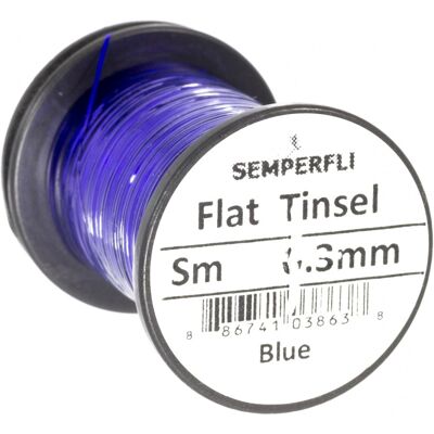 Semperfli Flat Tinsel Blue Small Semperfli Flat Tinsel Blue Small