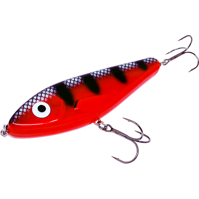 Gator Jerk 15cm Black Perch Spotted Bullhead Gator Jerk 15cm Black Perch Spotted Bullhead