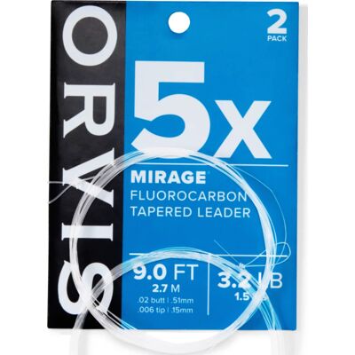 Orvis Mirage Leaders 9' 2-pakning 12lb Orvis Mirage Leaders 9' 2-pakning 12lb