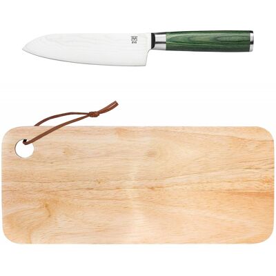 Øyo Odin Gavesett Turfjøl, Damask Kniv Og Slire Grønn One size Øyo Odin Gavesett Turfjøl, Damask Kniv Og Slire Grønn One size
