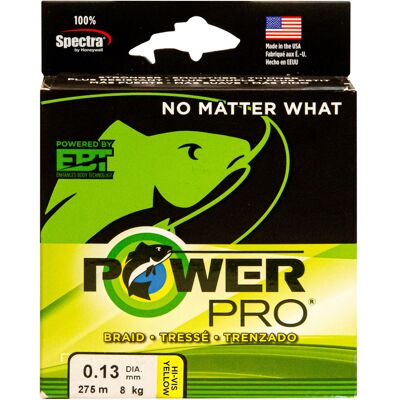 Power Pro Hi-Vis Yellow 275m 0.23mm Power Pro Hi-Vis Yellow 275m 0.23mm
