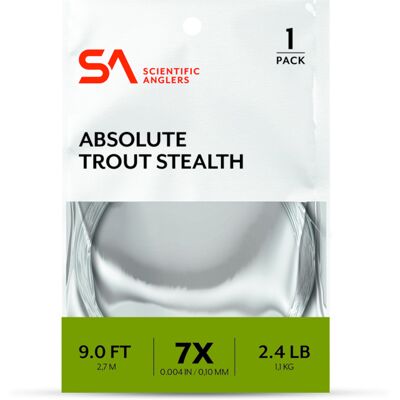 Scientific Anglers SA Absolute Trout Stealth Leader 0.13mm Scientific Anglers SA Absolute Trout Stealth Leader 0.13mm