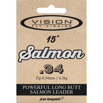 Vision Salmon Leader 15' 0.43mm Vision Salmon Leader 15' 0.43mm