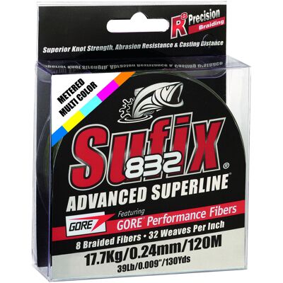 Sufix Sufix 832 Advanced Superline - Braidet fiskeline Sufix Sufix 832 Advanced Superline - Braidet fiskeline