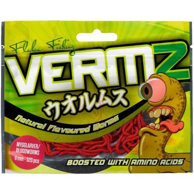Fladen Vermz Bloodworm 9mm 320-Pk One size Fladen Vermz Bloodworm 9mm 320-Pk One size
