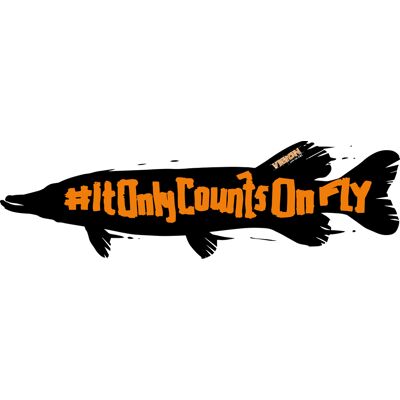 Vision It Only Counts 40cm Pike Dekorklistremerke One size Vision It Only Counts 40cm Pike Dekorklistremerke One size