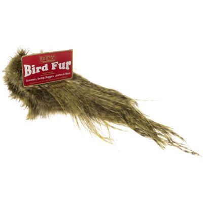 Whiting Spey Bird Fur Grizzly/Olive One size Whiting Spey Bird Fur Grizzly/Olive One size