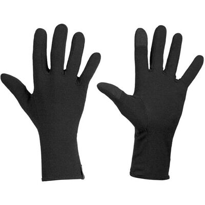 Icebreaker Unisex 260 Tech Glove Liners Black XS Icebreaker Unisex 260 Tech Glove Liners Black XS