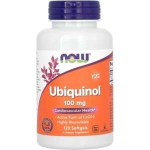 Now Foods Ubiquinol 100mg myke gelkapsler (120 stk.) Now Foods Ubiquinol 100mg myke gelkapsler (120 stk.)