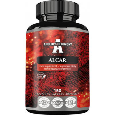 Apollo's Hegemony - Acetyl L-Carnitin (ALCAR) - 550mg - 150 kapsler - Kosttilskudd Apollo's Hegemony - Acetyl L-Carnitin (ALCAR) - 550mg - 150 kapsler - Kosttilskudd