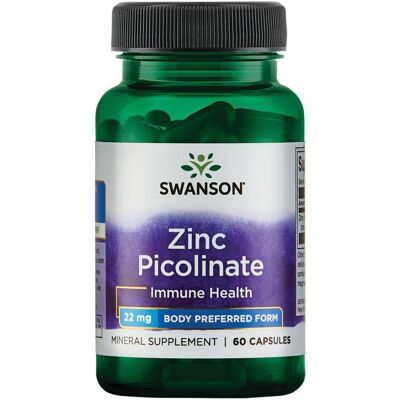 Swanson Sink Picolinate 22mg Kapsler - Kosttilskudd Swanson Sink Picolinate 22mg Kapsler - Kosttilskudd