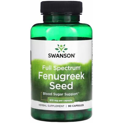 Swanson Fenegriekfrø 610 mg Kapsler - Kosttilskudd Swanson Fenegriekfrø 610 mg Kapsler - Kosttilskudd