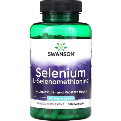 Swanson Selen L-selenometionin 100 mcg - Vitaminer og Kosttilskudd Swanson Selen L-selenometionin 100 mcg - Vitaminer og Kosttilskudd