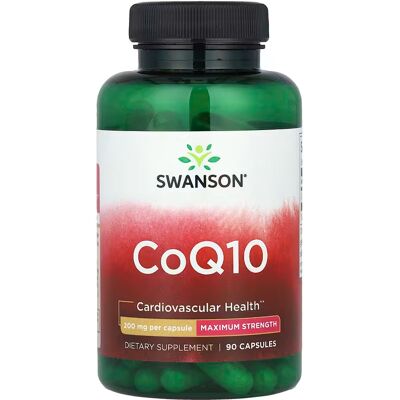 Swanson CoQ10 200 mg Kapsler - Hjerte- og Energisupport Swanson CoQ10 200 mg Kapsler - Hjerte- og Energisupport