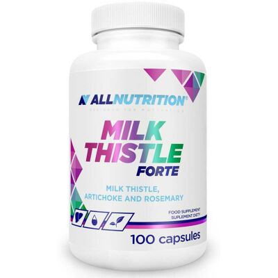 ALLNUTRITION Mariatistel Forte 125 Mg Med Artisjokk 300 Mg Og Rosmarin 200 Mg – 100 Kapsler ALLNUTRITION Mariatistel Forte 125 Mg Med Artisjokk 300 Mg Og Rosmarin 200 Mg – 100 Kapsler