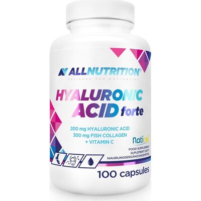 ALLNUTRITION Hyaluronsyre 200 Mg Med Kollagen 300 Mg – 100 Kapsler ALLNUTRITION Hyaluronsyre 200 Mg Med Kollagen 300 Mg – 100 Kapsler